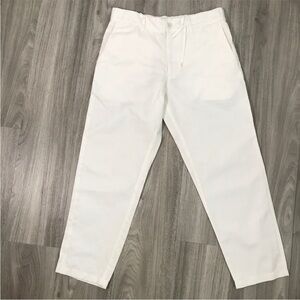 URBAN RESEARCH DOORS WHITE CHINO PANTS STRAIGHT LEG MENS 34